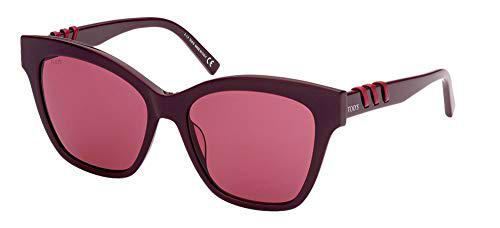 Tod's TO0274 Gafas de Sol, Shiny Purple, 55 Unisex Adulto