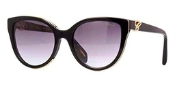 Chopard SCH317S Gafas, Shiny Black, 55 para Mujer