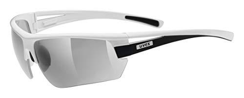 Uvex gravic Gafas de Deporte, Unisex_Adulto, Blanco/Negro Mate