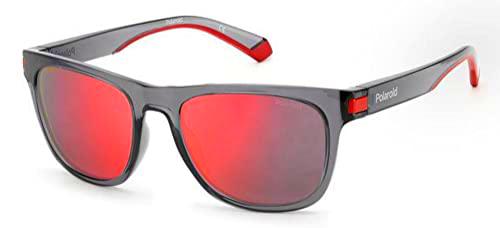 Polaroid PLD 2122/S, Gafas Hombre, Grey Red, 54