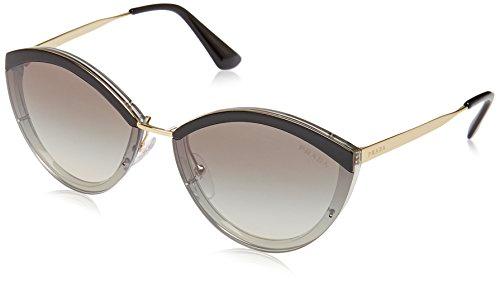 Prada 0PR 07US Gafas de sol, Pale Gold/Black/Grey, 64 para Mujer