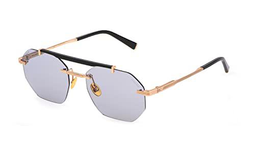 Police SPLG35 Sunglasses, Dorado, 56 Unisex Adulto