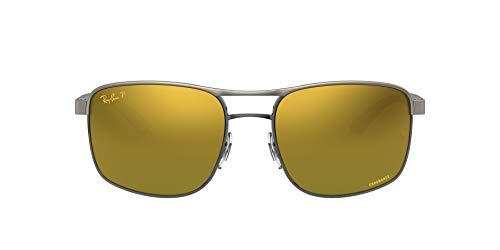 Ray-Ban Chromance RB3660CH-907560 Gafas, Gunmetal, 58 Unisex Adulto