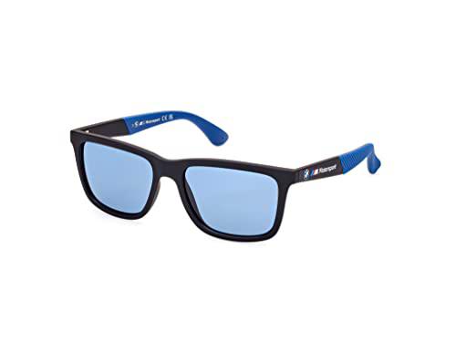 BMW Motorsport Gafas de Sol Bs0031, Negro, 52 Hombres