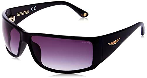 Police SPLB46 Gafas, Total Shiny Black, 68 para Hombre