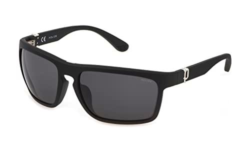 Police SPLF63 Gafas, Matt Black, 63 para Hombre