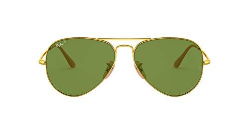 Ray-Ban Aviator Metal II Gafas, ORO, 62 Unisex Adulto