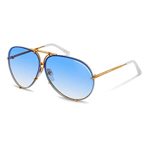 Porsche P8478 Gafas de Sol, Yellow Gold, 69 Unisex Adulto