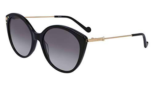 Liu Jo Jeans Lj735s-001-5518, Gafas de Sol Unisex Adulto, 001 Ebony