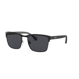 Emporio Armani 0EA2087 Gafas, Black/Smoke, 56/18/142 Unisex Adulto