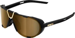 Gafas 100% Westcraft, Negro, Lentes Negro/Dorado