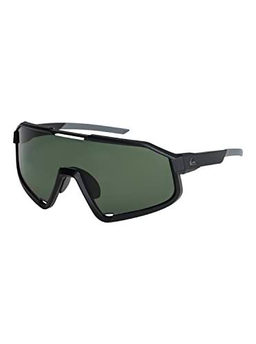 Quiksilver Slash Gafas, Matte Black/Green Polarized