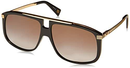 Marc Jacobs Marc 243/S FQ 2M2 60 Gafas de Sol, Negro (Black Gold/Gy Grey), Hombre