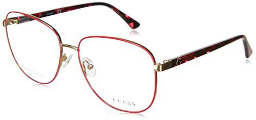 Guess GU2816 Gafas, Shiny Bordeaux, 56 para Mujer