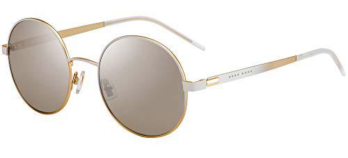 BOSS 1159/S Gafas de Sol, Matte White Gold, 53 para Mujer