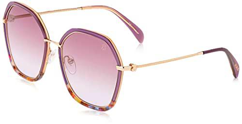 TOUS STOB51 Gafas, Violet+Yellow, 58 para Mujer