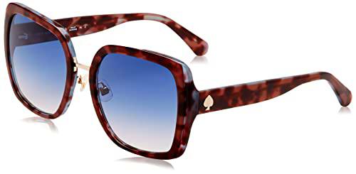 Kate Spade Kimber/G/S Gafas, Blue Havana, 56 para Mujer