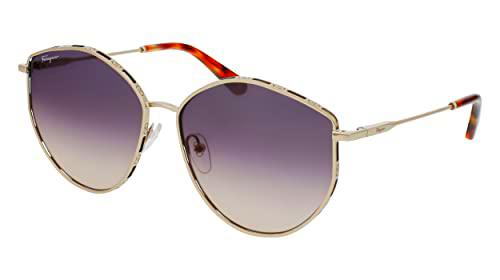 FERRAGAMO SF264S Gafas, Rose Gold/Peach, 60 para Mujer