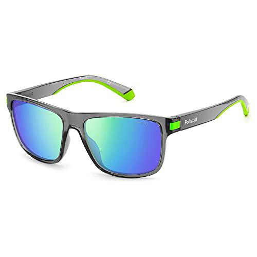 Polaroid PLD 2123/S, Gafas Hombre, Grey Green, 57