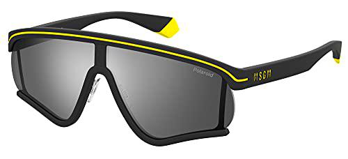 Polaroid PLD MSGM 2/g Sunglasses, 71C/EX Black Yellow