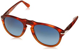 Persol 0Po0649 1025S3 54 Gafas de Sol, Marrón (Resinaale/Bluepolar)