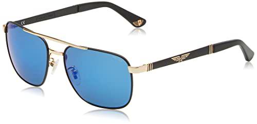 Police SPL890 Gafas, Shiny Rose Gold, 58 para Hombre