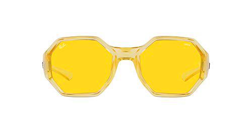 Ray-Ban 0RB4337 Gafas, Transparent Yellow, 59 Unisex Adulto