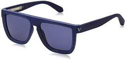 Police SPLE39 Gafas, Shiny Blue, 55 para Hombre