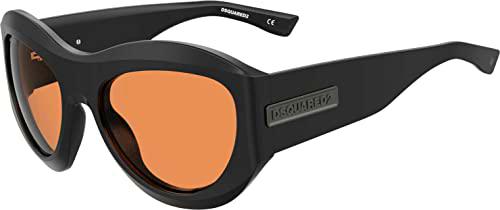 DSQUARED2 D2 0072/S Gafas, Black Orange, 59 para Hombre