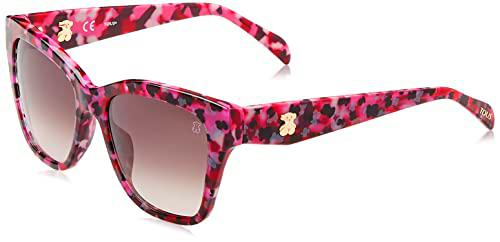 TOUS STOB40 Gafas, Shiny TRANSP.Violet Havana, 54 para Mujer