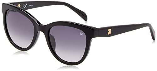 TOUS STOB39 Gafas, Shiny Black, 53 para Mujer