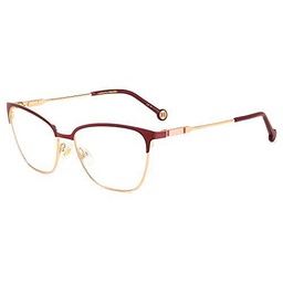 Carolina Herrera Her 0119 Gafas, Gold Burgundy, 56 para Mujer