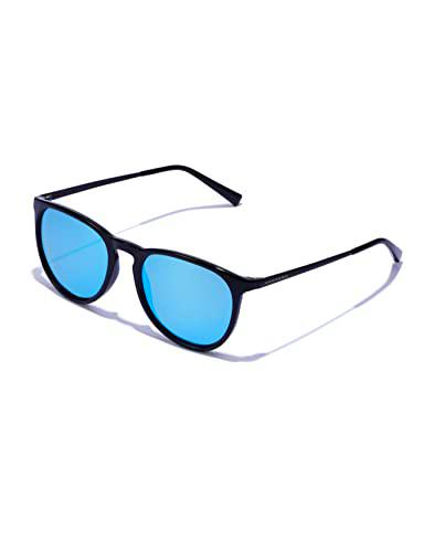 HAWKERS Ollie Gafas, Azul Polarizado, Negro CT, Talla única Unisex Adulto