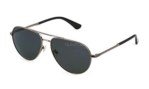 Police SPLE25 Gafas, Total Shiny Ruthenium, 59 para Hombre