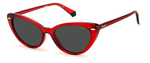 Polaroid PLD 4109/S, Gafas Mujer, Red, 52