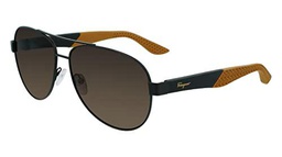 FERRAGAMO SF1077S Gafas, Transparent Yellow, 56 Unisex