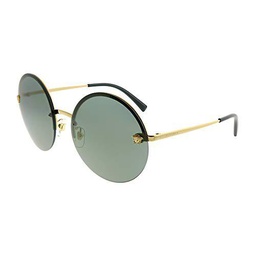 Versace 0Ve2176, Gafas de Sol para Mujer, Marrón (Pale Gold/Black), 58