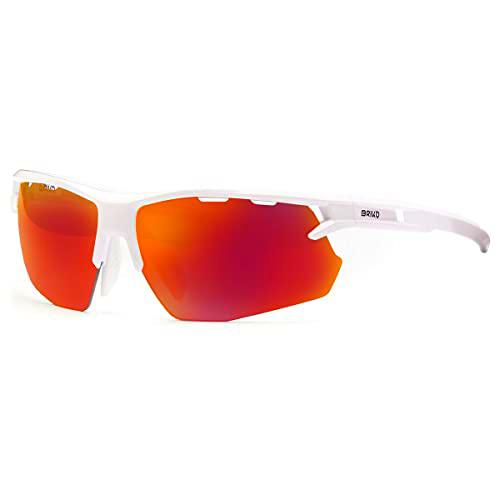 Briko Mizar Gafas, White-Rm3, Talla única Unisex Adulto