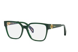 Chopard VCH324S Gafas, Shiny Full Green, 55 para Mujer