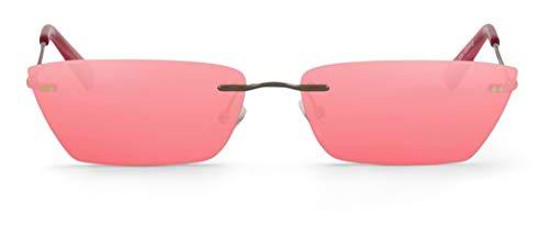 Mr. Boho | Embassy | Neo Pink - Gafas de sol para hombre y mujer