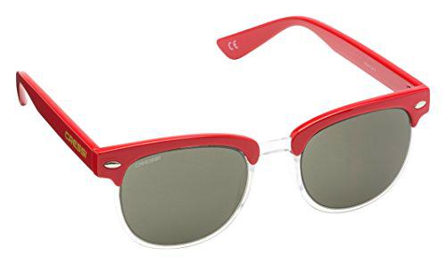 Cressi Panama Gafas de Sol, Unisex Adulto, Rojo/Lente Gris Oscuro