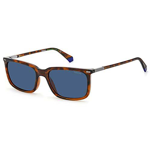 Polaroid PLD 2117/S, Gafas Hombre, Havana Brown, 55