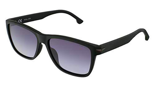 Police SPLB38 Gafas, Matt Black, 56 para Hombre