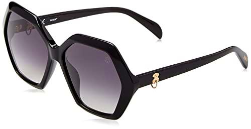 TOUS STOB49 Gafas, Shiny Black, 57 para Mujer