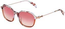 TOUS STOB42 Gafas, Shiny Havana Top+Lilac, 55 para Mujer