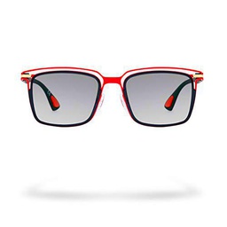 AirDP Style Palawan, Gafas de Sol de los Hombres, C5 Matte Red, 52