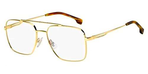 BOSS HUGO 1328 Gafas, Gold, 57 para Hombre