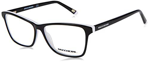 Skechers SE2184 Gafas, Black/White, 52 para Mujer