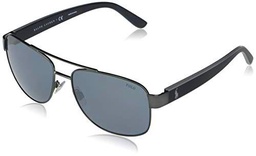 Ralph Lauren POLO 0PH3122 Gafas de Sol, Matte Dark Gunmetal