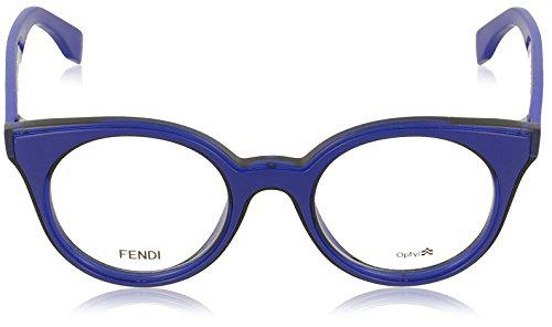 FENDI FF 0198 L04 47 Gafas de sol, Azul (Blue), Mujer